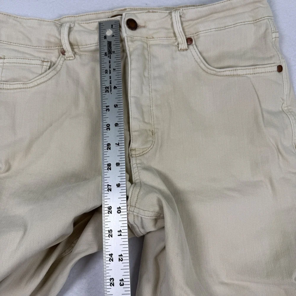 Judy Blue Garment Dyed Jeans 14W Tan Sand High Rise Stretch JB88845 C